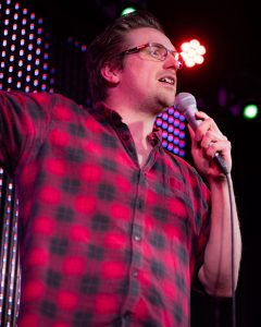 Mike Hendry performing at Comedy Upstairs Inverness