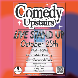 Comedy Upstairs - 25th October - Arnold Cavendish