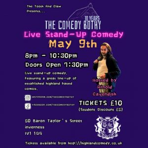 The Comedy Bothy - 9th May