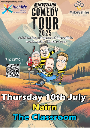 Nairn The Classroom Bistro - Mikeysline Comedy Tour - 10th July
